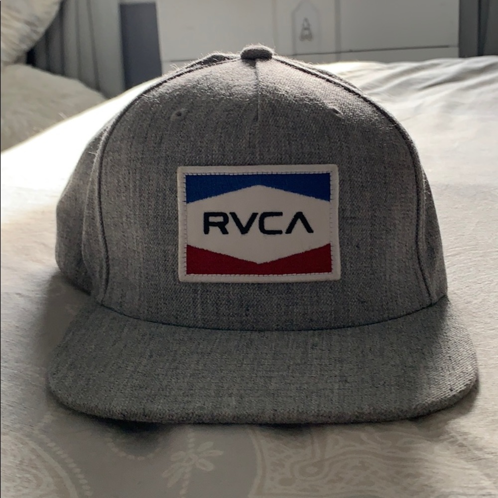 Grey RVCA SnapBack ball cap